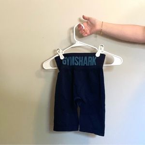 GYMSHARK Navy Blue Bike Shorts XS Workout Pants